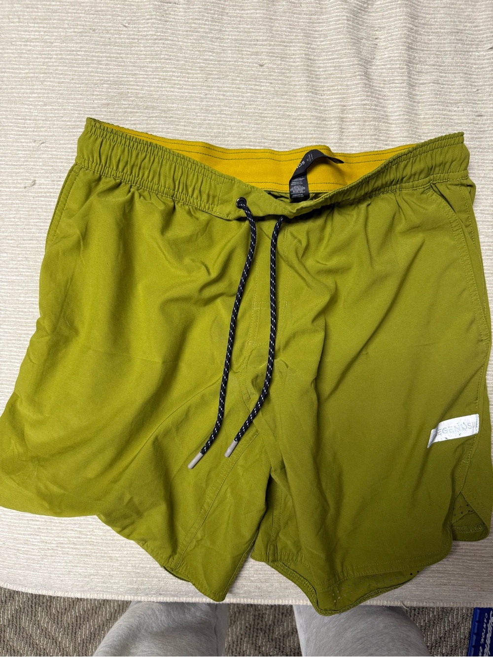 Men's Athletic Shorts - Olive Green